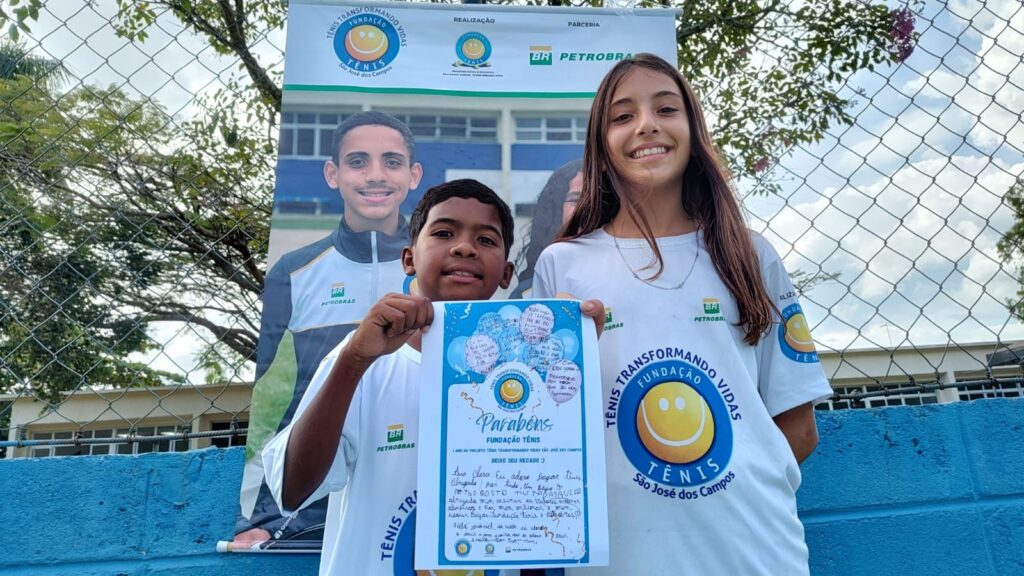 Projeto “Tênis Transformando Vidas” completa 1 ano em São José dos Campos