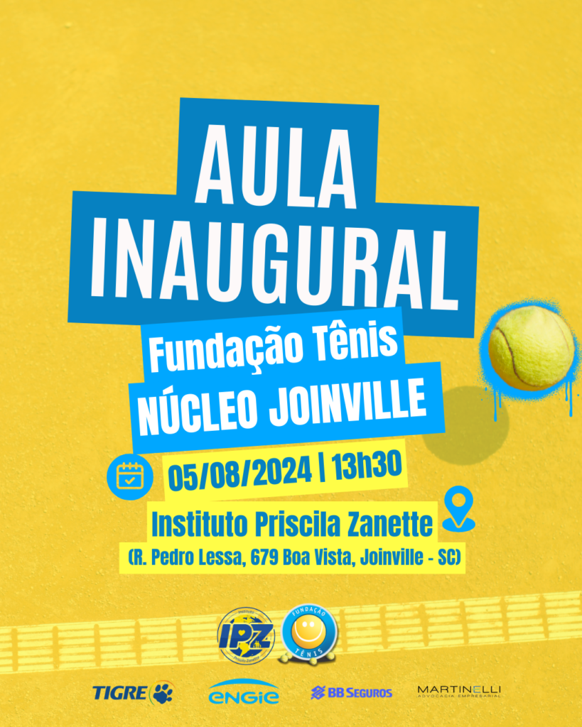 Fundação Tênis inicia atividades em Joinville